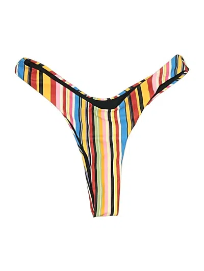 Pre-owned Zaful Swimsuit Bottoms In Yellow