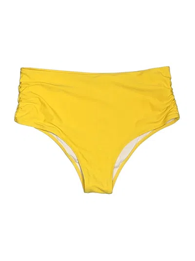 Pre-owned Zaful Swimsuit Bottoms In Yellow