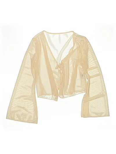 Pre-owned Zaful Swimsuit Cover Up In Gold