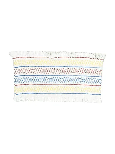 Pre-owned Zaful Swimsuit Cover Up In White