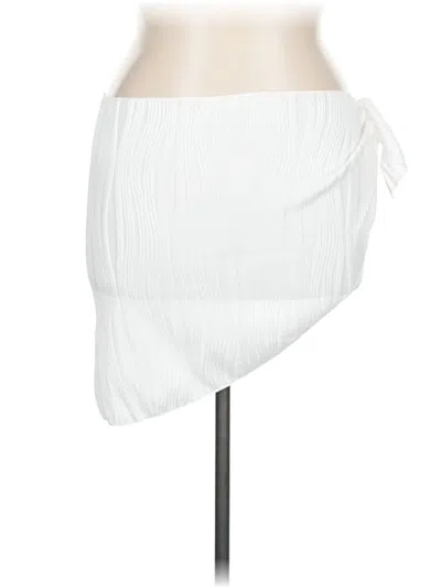 Pre-owned Zaful Swimsuit Cover Up In White