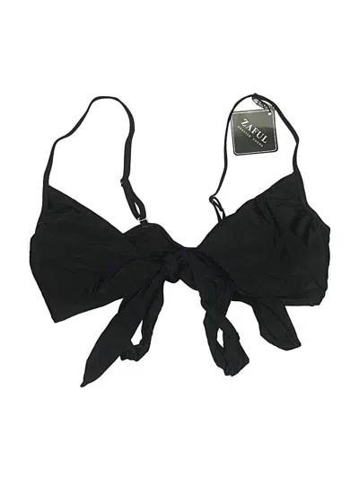Pre-owned Zaful Swimsuit Top Black Swimwear