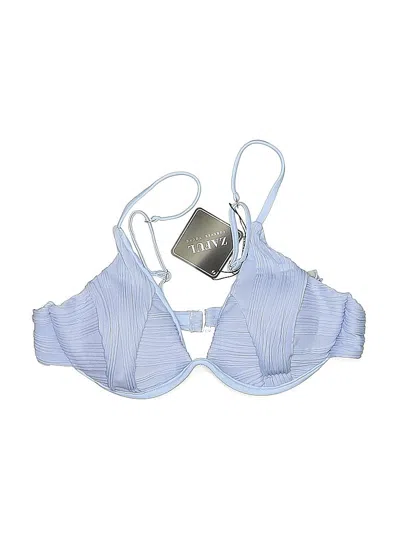 Pre-owned Zaful Swimsuit Top Blue Swimwear