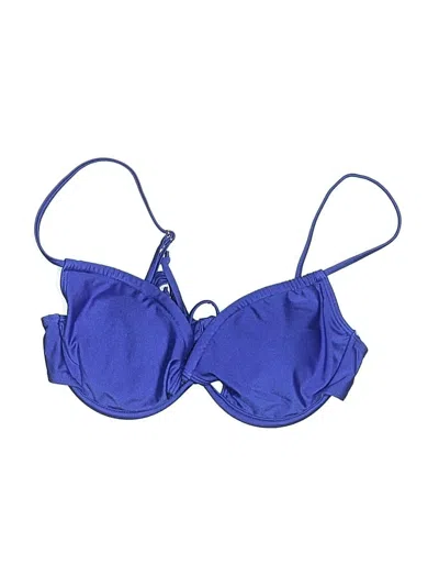 Zaful Swimsuit Top Blue Swimwear