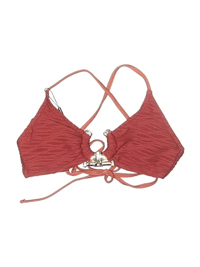 Pre-owned Zaful Swimsuit Top Burgundy Swimwear