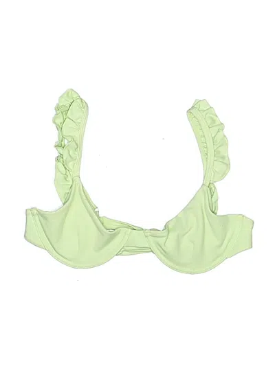 Pre-owned Zaful Swimsuit Top Green Swimwear