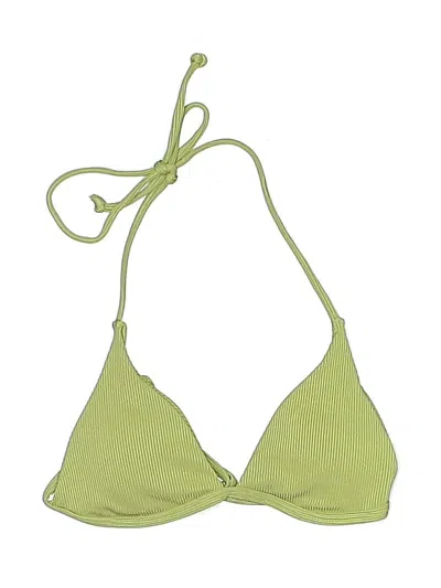 Pre-owned Zaful Swimsuit Top Green Swimwear