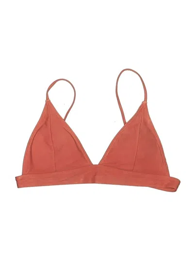 Pre-owned Zaful Swimsuit Top Orange Swimwear