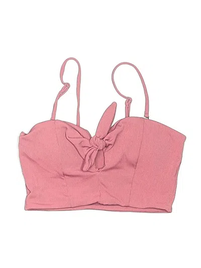 Pre-owned Zaful Swimsuit Top Pink Swimwear
