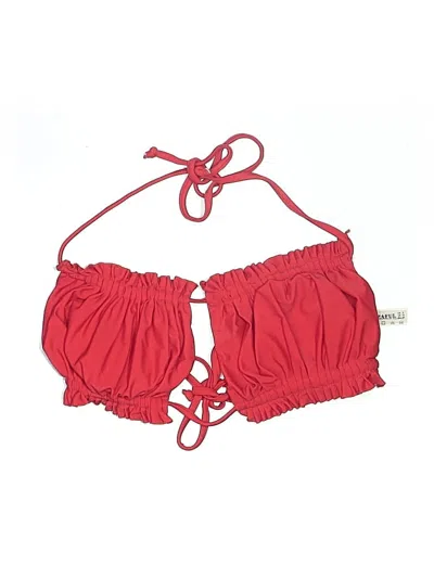 Pre-owned Zaful Swimsuit Top Red Swimwear