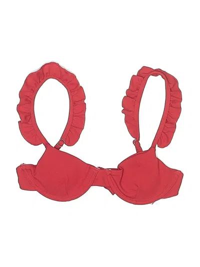 Pre-owned Zaful Swimsuit Top Red Swimwear