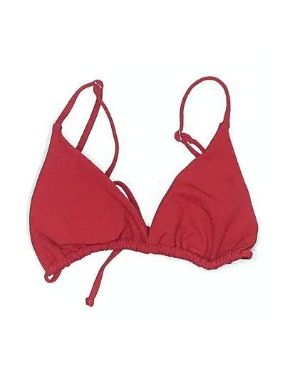 Pre-owned Zaful Swimsuit Top Red Swimwear