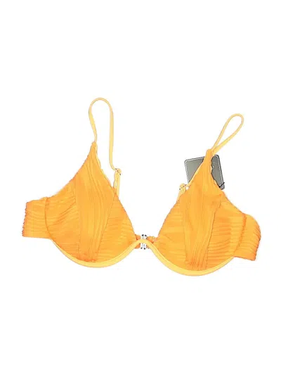 Pre-owned Zaful Swimsuit Top Yellow Swimwear