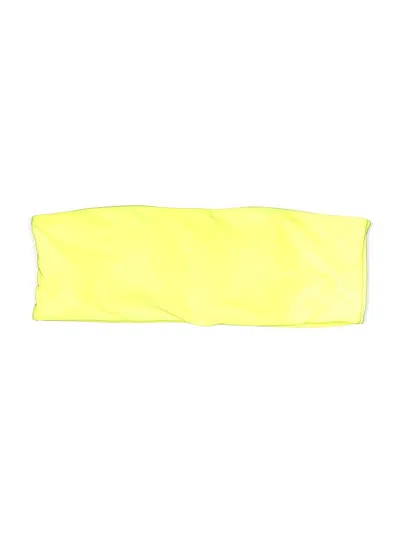 Pre-owned Zaful Swimsuit Top Yellow Swimwear