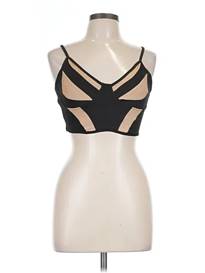 Pre-owned Zaful Tank Top Black Halter Neckline Tops