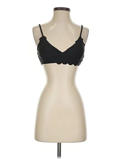 Pre-owned Zaful Tank Top Black Sweetheart Neckline Tops