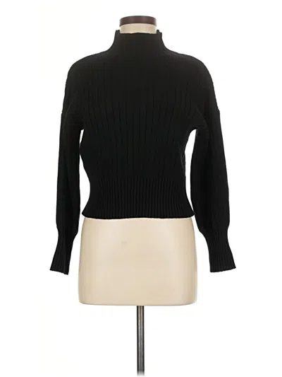 Pre-owned Zaful Turtleneck Sweater In Black