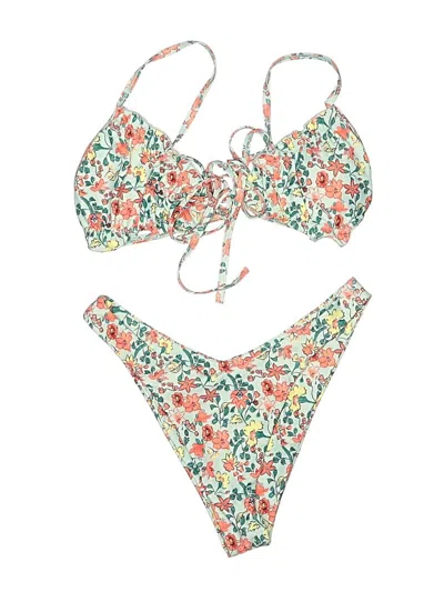 Pre-owned Zaful Two Piece Swimsuit In Ivory