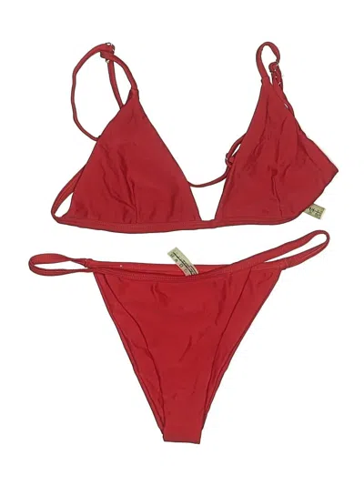 Pre-owned Zaful Two Piece Swimsuit In Red
