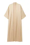 Zafur Women's Gold Destiny Kimono In Gilded Beige In Neutral