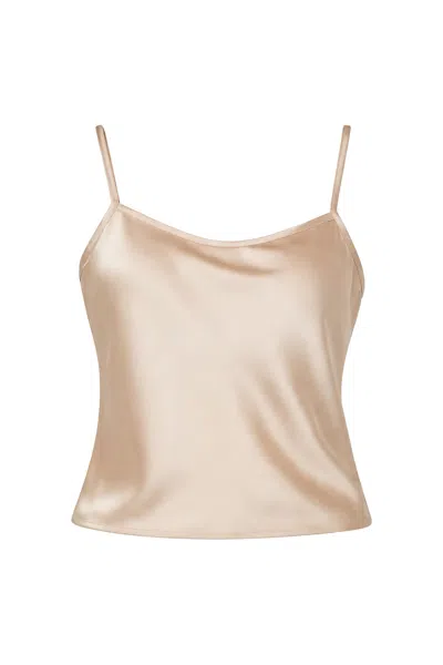 Zafur Women's Gold  Cami In Gilded Beige