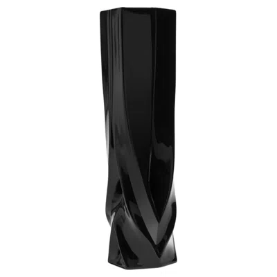 Pre-owned Zaha Hadid Design - Braid Vase Tall - Black