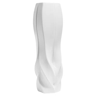Pre-owned Zaha Hadid Design - Braid Vase Waist - White