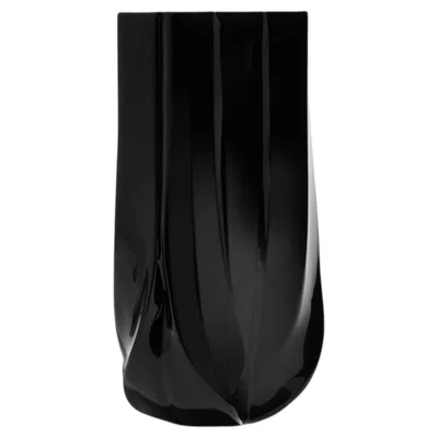Pre-owned Zaha Hadid Design - Braid Vase Wide - Black