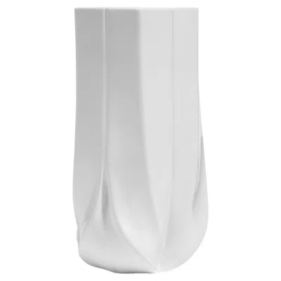 Pre-owned Zaha Hadid Design - Braid Vase Wide - White