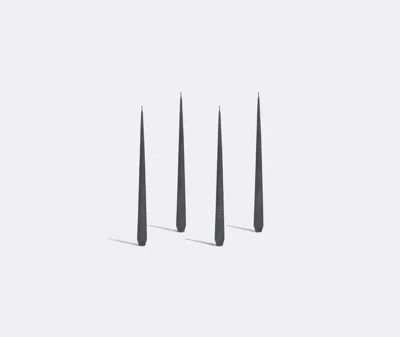 Zaha Hadid Design Candlelight And Scents Dark Grey Uni In Gray