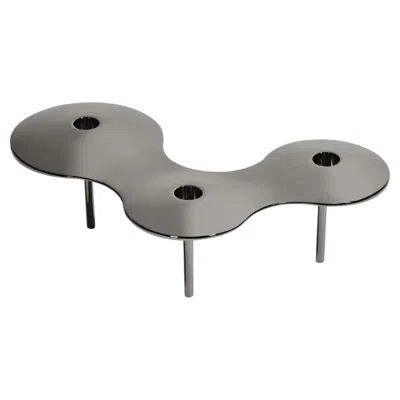 Pre-owned Zaha Hadid Design - Cell Candle Holder - Large / Black
