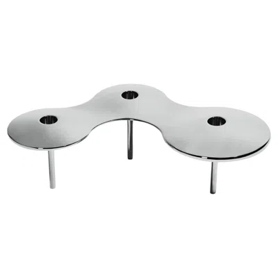 Pre-owned Zaha Hadid Design - Cell Candle Holder - Large / Silver