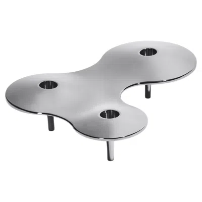 Pre-owned Zaha Hadid Design - Cell Candle Holder - Medium / Silver