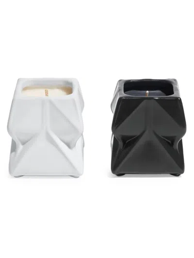 Zaha Hadid Design Prime Scented Candle Duo In White Black