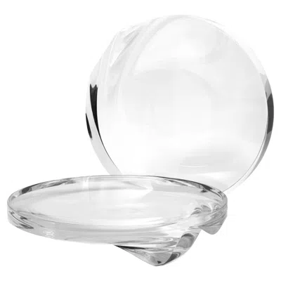 Pre-owned Zaha Hadid Design - Serenity Centrepiece / Ltd Edition.50 - Small / Clear Clear In Gray