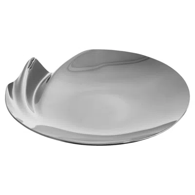 Pre-owned Zaha Hadid Design - Serenity Platter / Medium D 25 Cm / Silver