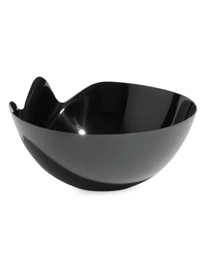 Zaha Hadid Design Serenity Stainless Steel Bowl In Black