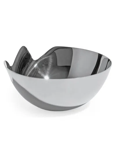 Zaha Hadid Design Serenity Stainless Steel Bowl In Silver