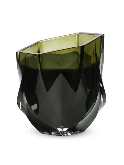 Zaha Hadid Design Shimmer Scented Candle In Olive Green