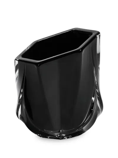 Zaha Hadid Design Shimmer Tealight Candle Holder In Black