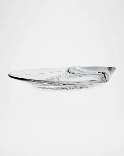 Zaha Hadid Design Swirl Crystal Bowl, Large In Animal Print