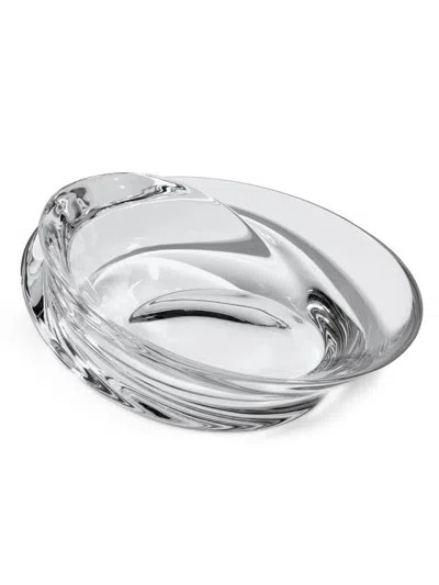 Zaha Hadid Design Swirl Crystal Bowl, Small In Clear