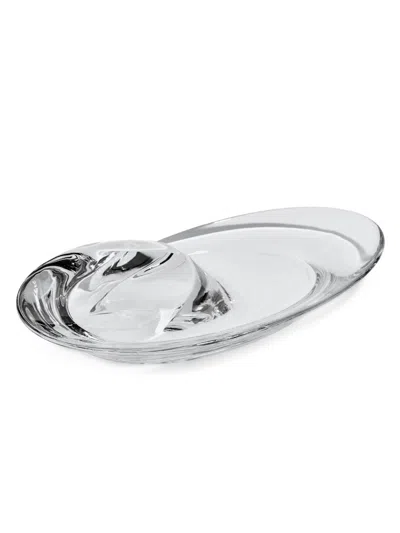 Zaha Hadid Design Swirl Marble Bowl In Clear