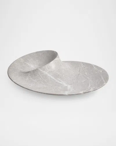 Zaha Hadid Design Swirl Marble Bowl, Large In Multi