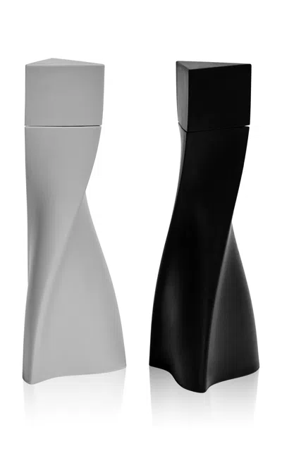 Zaha Hadid - Duo Salt & Pepper Grinder; Grey Black - Multi