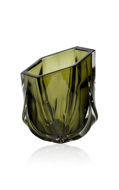 Zaha Hadid - Shimmer Tealight Holder; Olive Green - Olive