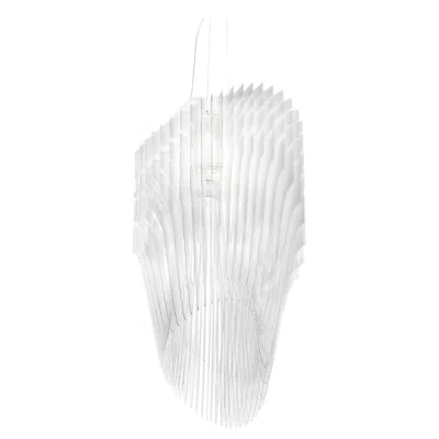 Pre-owned Zaha Hadid Slamp Avia Small Pendant Light In White By