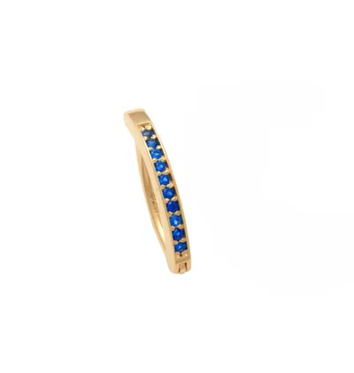 Zahav Jewelry Women's 10k Solid Gold Clicker Belly Hoop