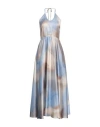 Zahjr Woman Maxi Dress Light Blue Size M Polyester In Blue