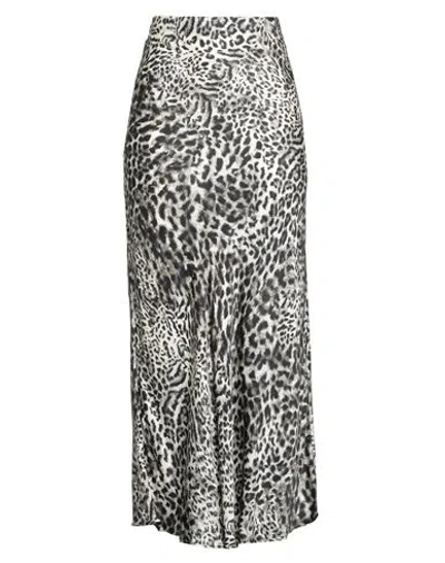 Zahjr Woman Maxi Skirt Black Size L Viscose
